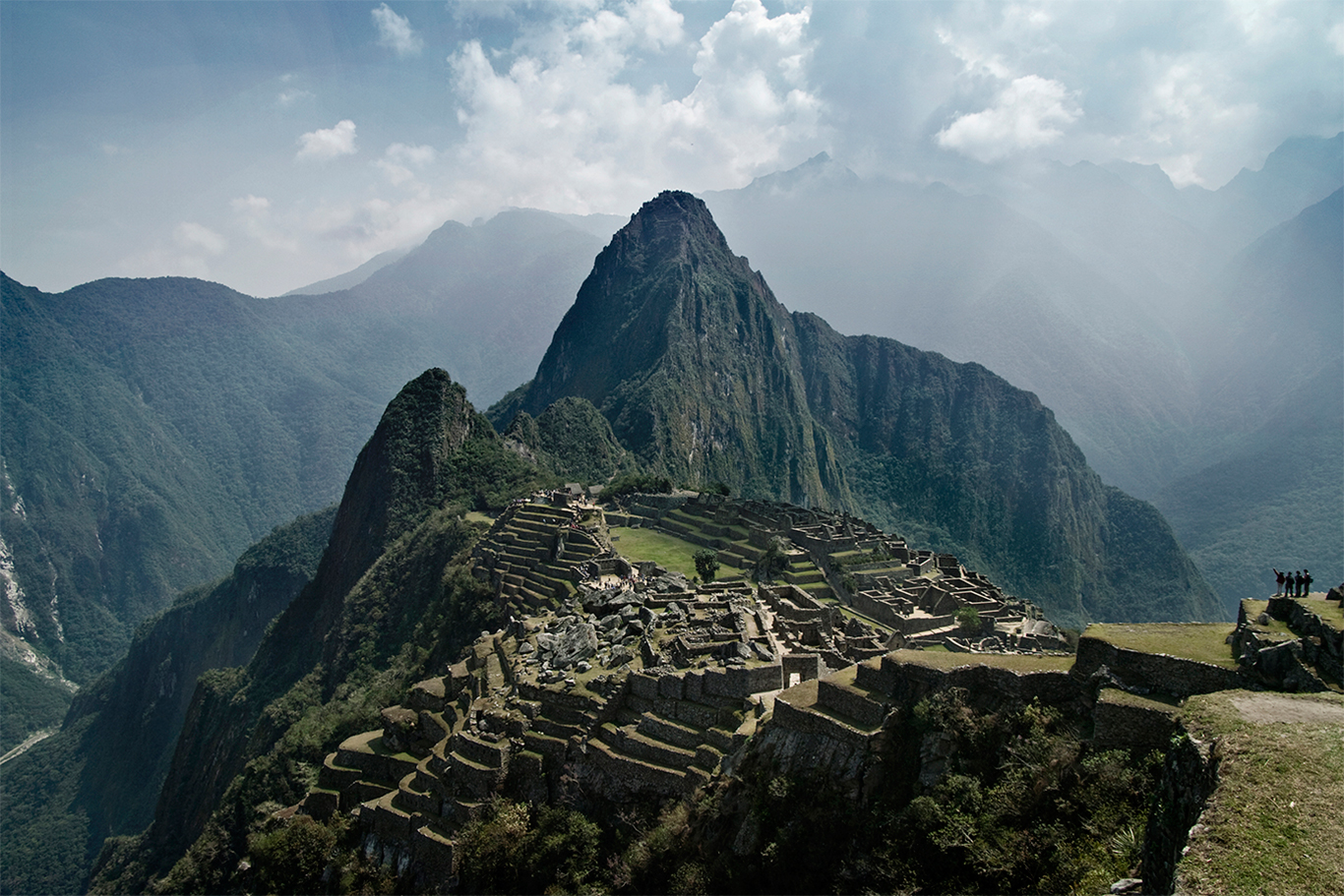 <p>Photo courtesy G Adventures’ own <a href="https://twitter.com/gadv_leolove">Leonardo Tamburri</a>.</p> Ancient Inca ruins of Machu Picchu set high in the Andes Mountains, Peru